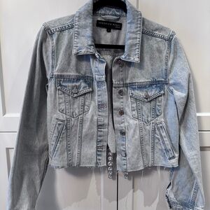 Veronica Beard Washed Blue Jean Jacket